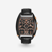 Load image into Gallery viewer, 3 Time Zone Chrono Black Rose Edition &lt;br&gt;46mm
