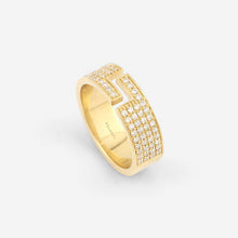 Load image into Gallery viewer, 18KT Yellow Gold Signature Ring with Diamonds 7mm
