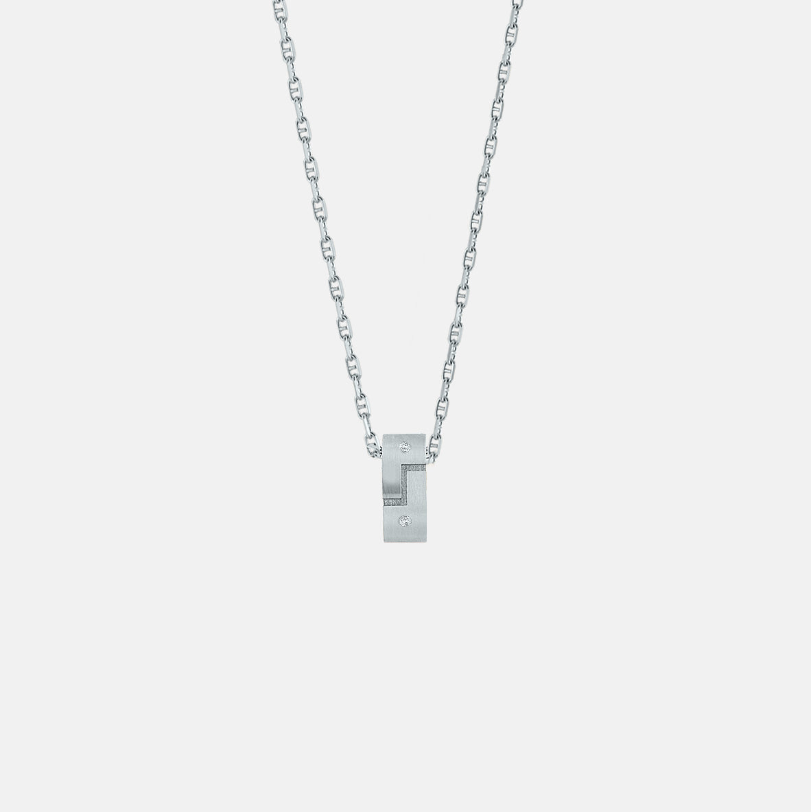 Icon Necklace with Diamonds