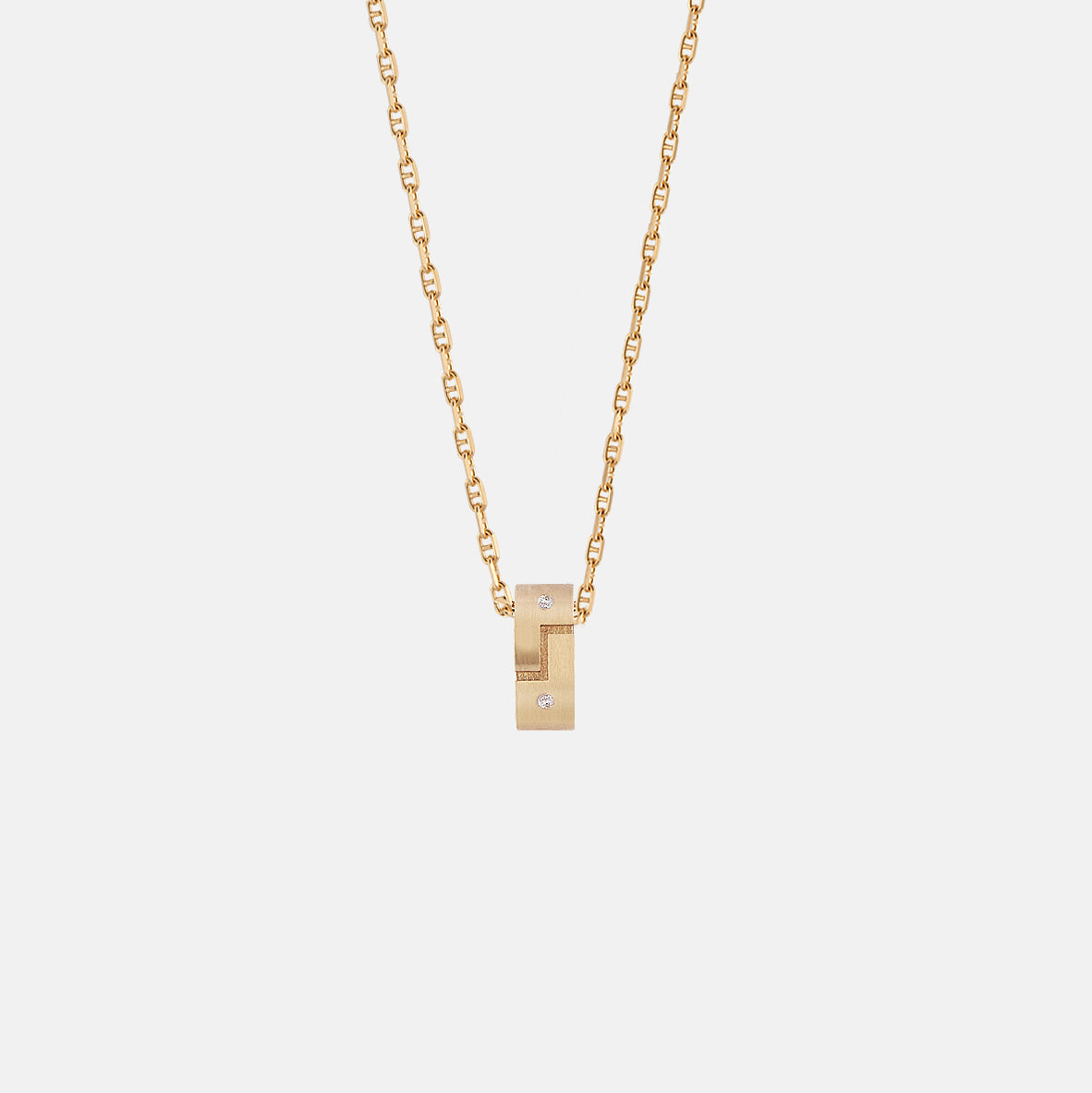 Icon Necklace with Diamonds